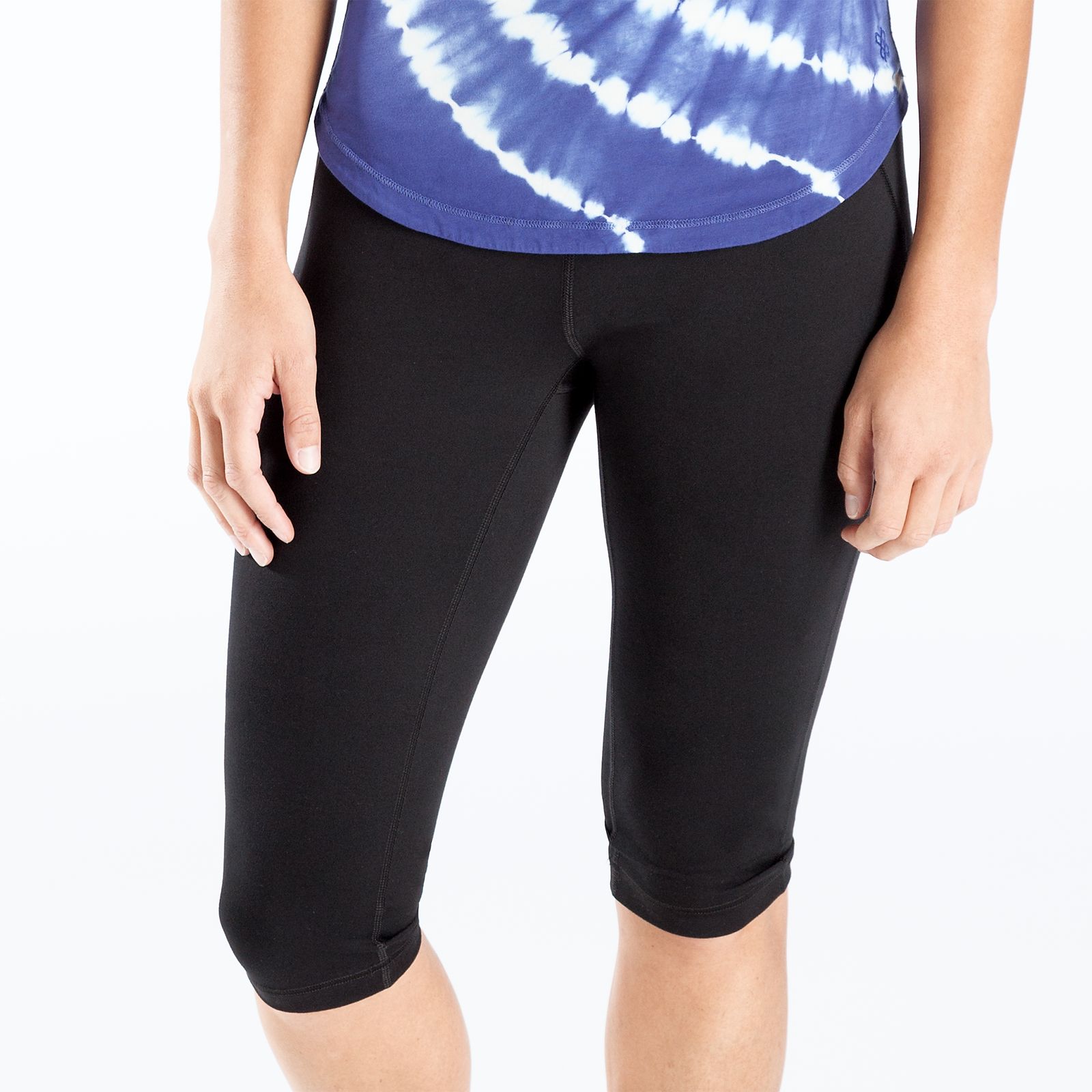 Spree Knee Capri, Black