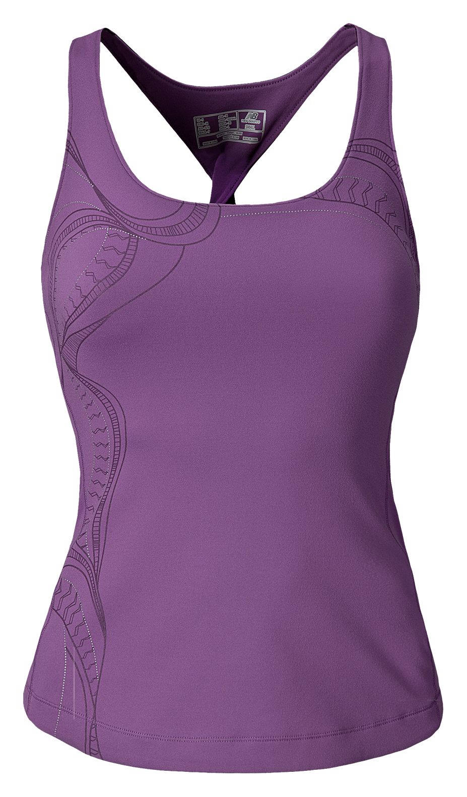 Twisted Racerback Bra Top, Dewberry