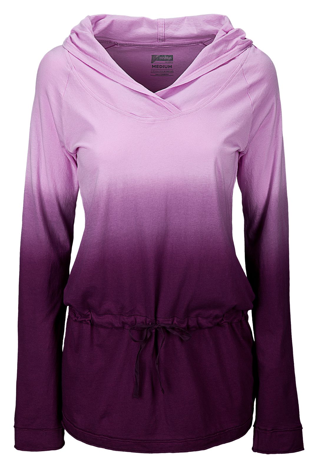 Dip Dye Tunic Pullover, Orchid