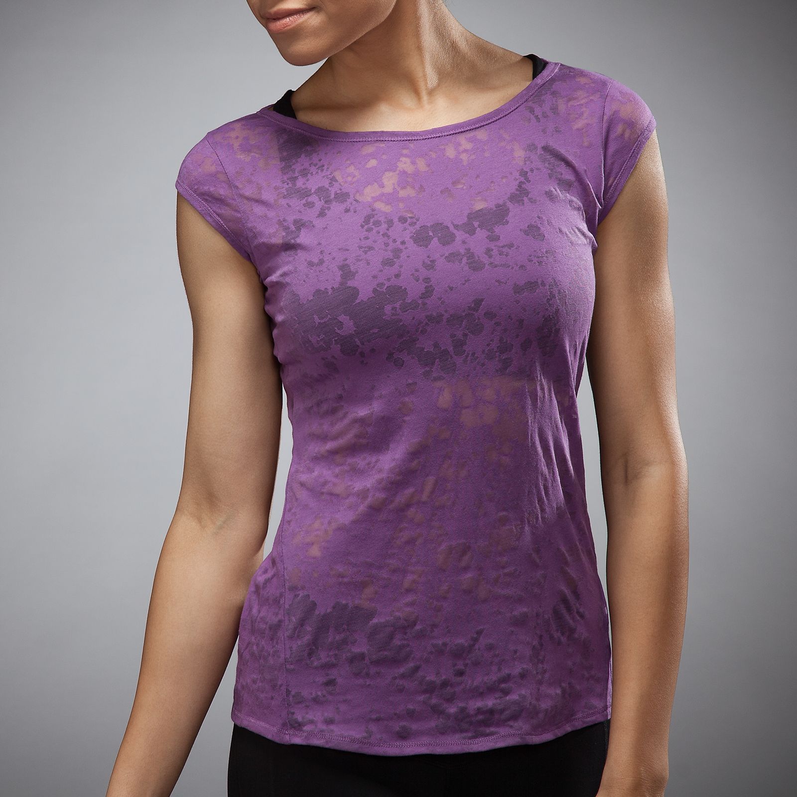 HKBN Burnout Tee, Crushed Grape