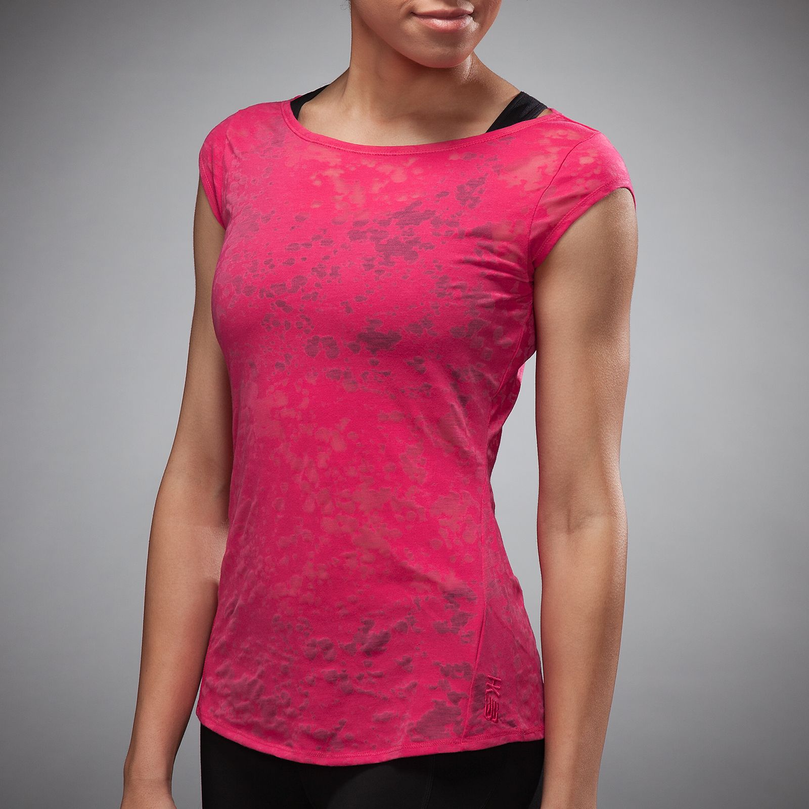 HKBN Burnout Tee, Raspberry