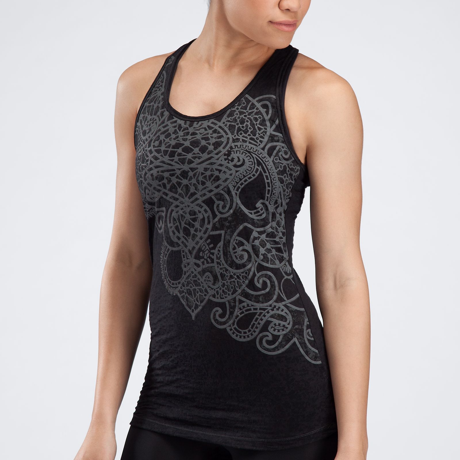 Liv Tank, Black with Grey