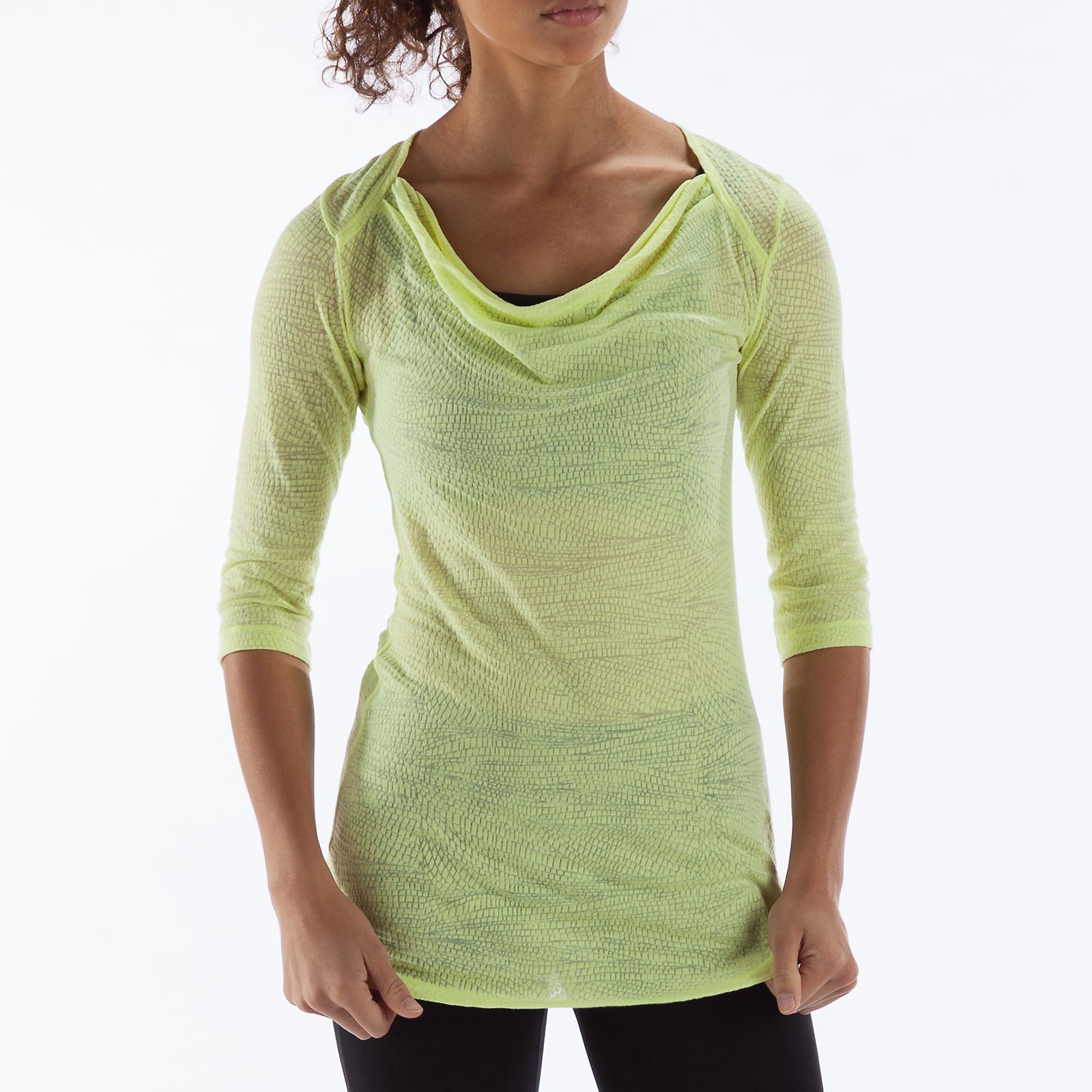 Chai 3/4 Sleeve Top, Sunny Lime
