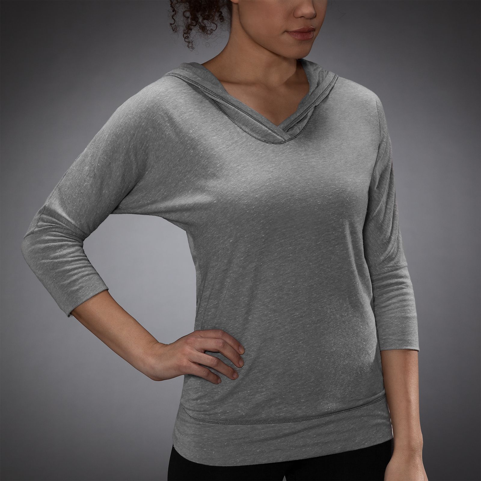 HKNB Fashion Top, Athletic Grey
