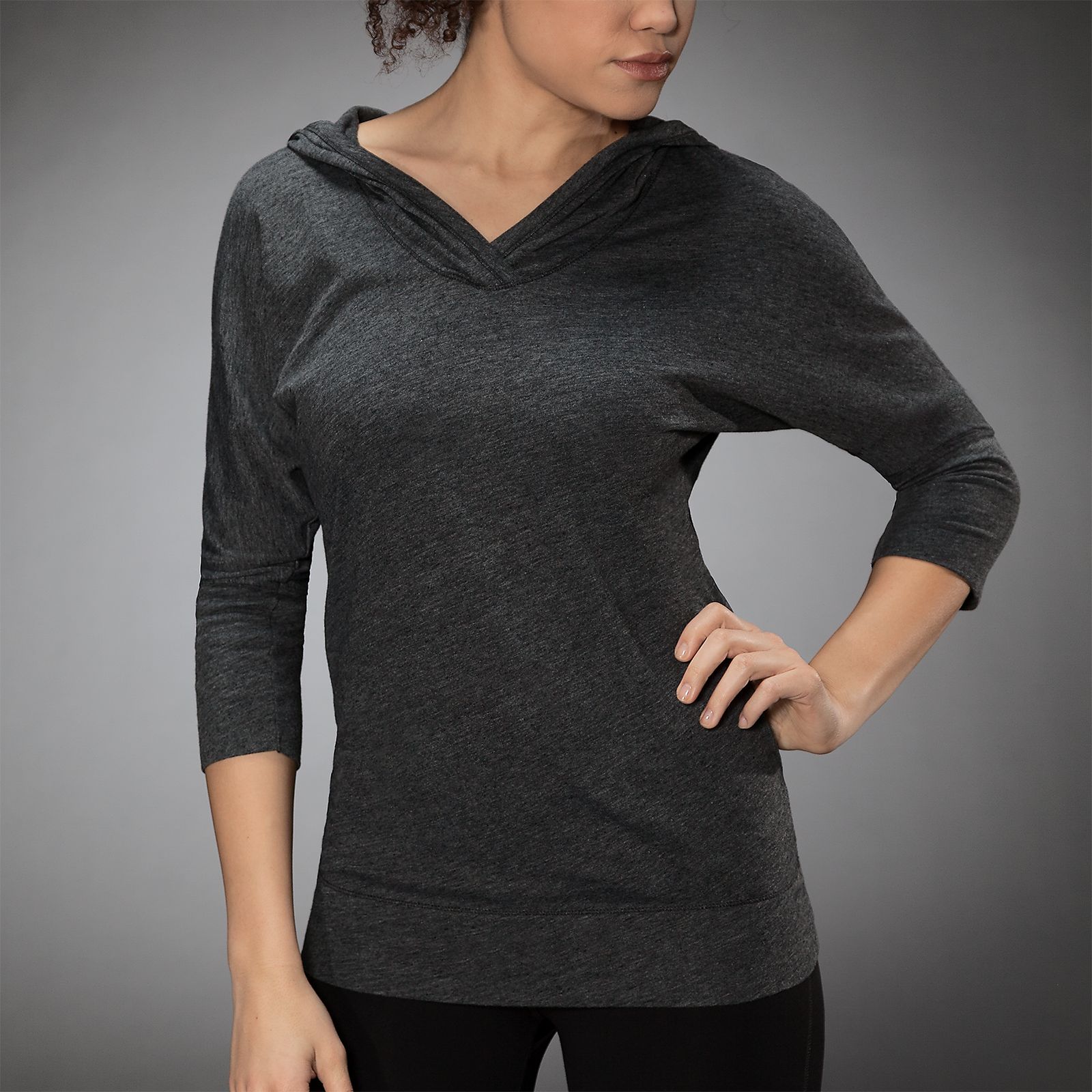 HKNB Fashion Top, Heather Charc