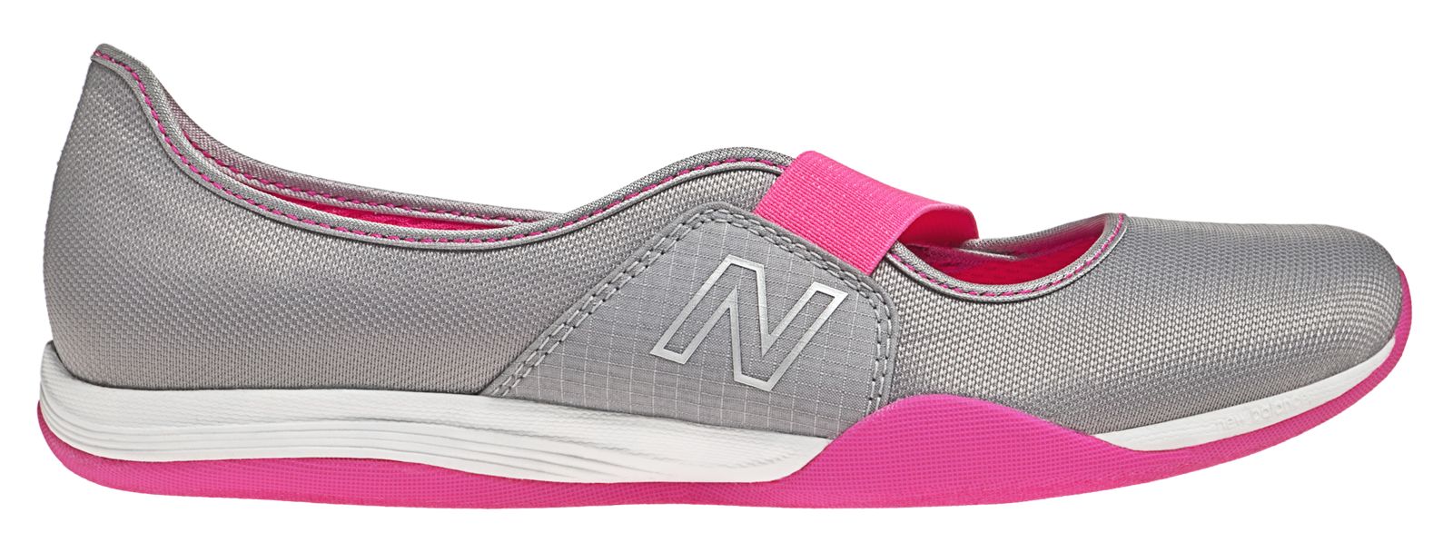 New Balance 101, Grey with Diva Pink