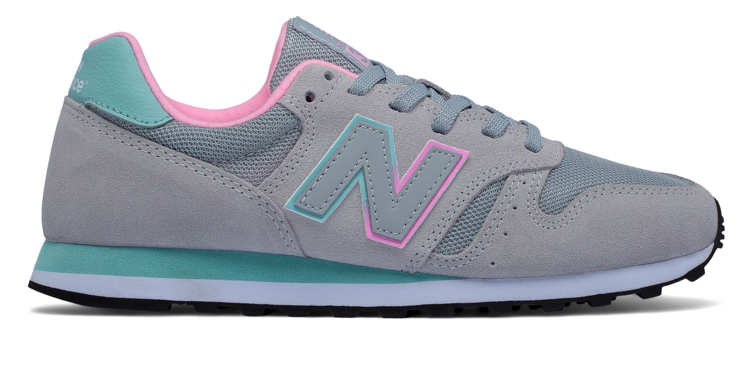 new balance 373 grey pink