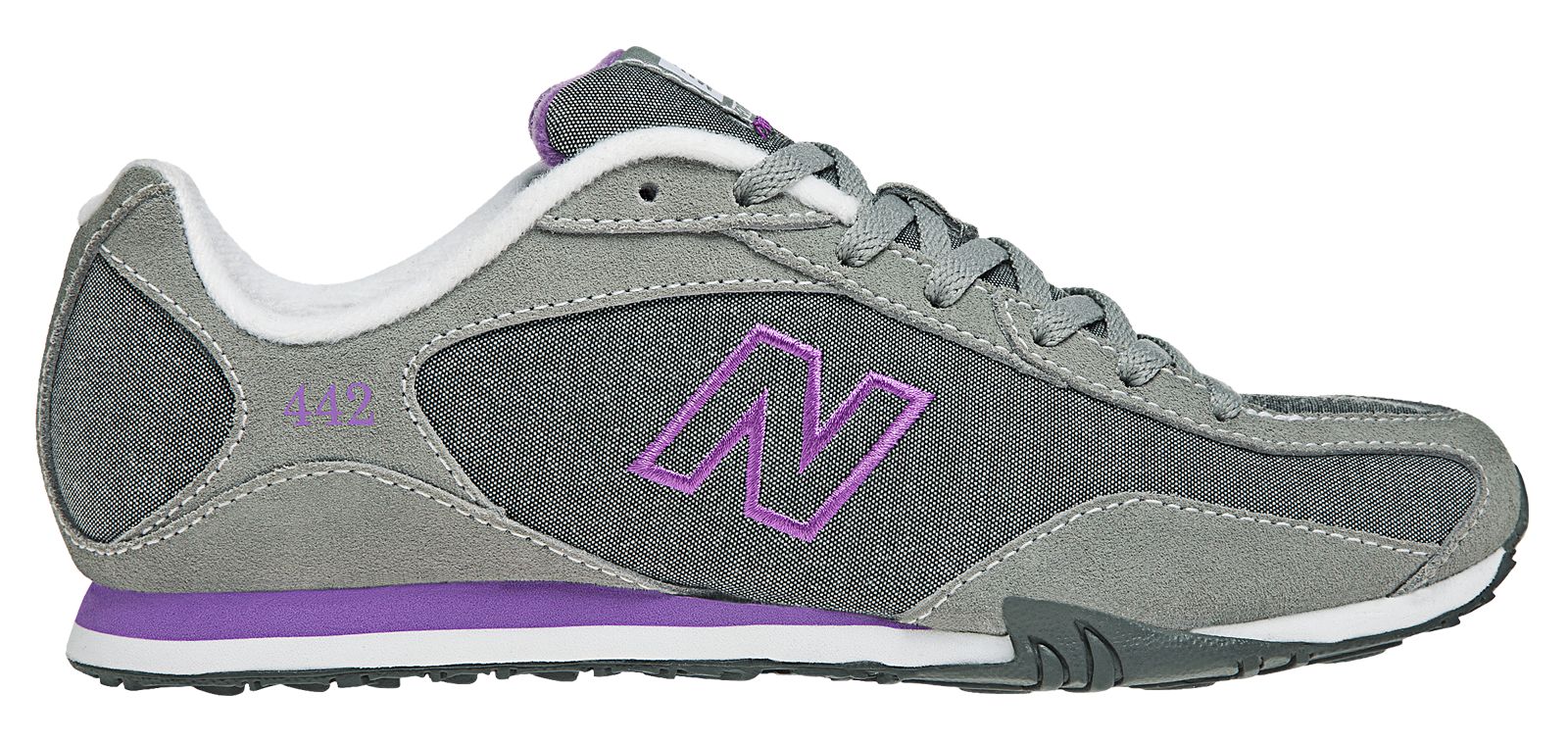 New Balance 442, Grey with Purple