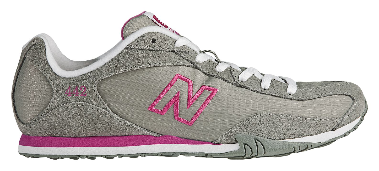 New Balance 442, Light Grey with Pink