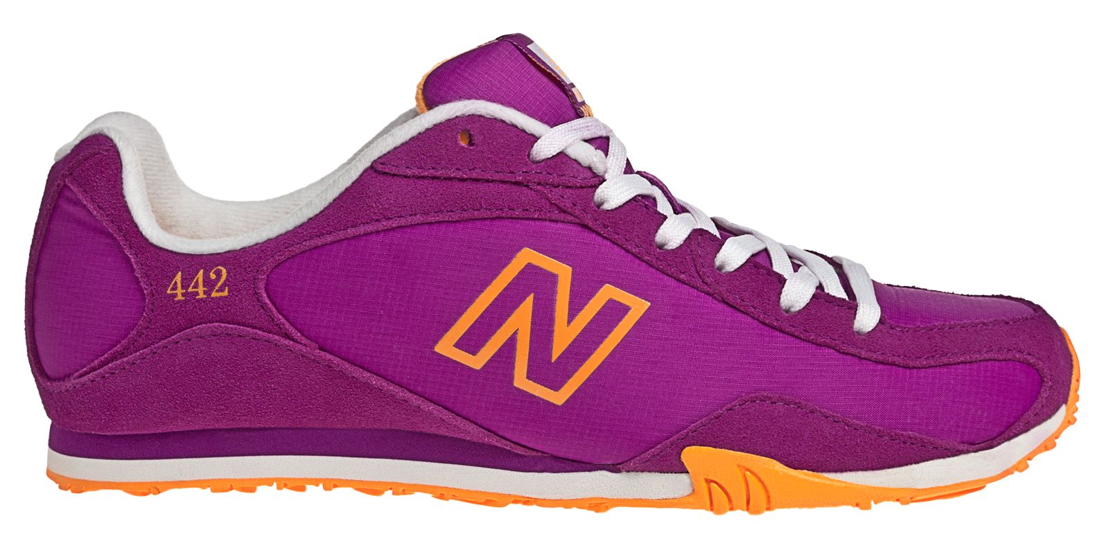 New Balance 442, Purple Cactus Flower with Neon Orange