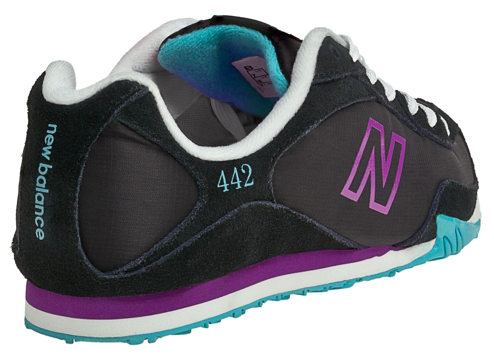 New Balance 442, Black with Purple