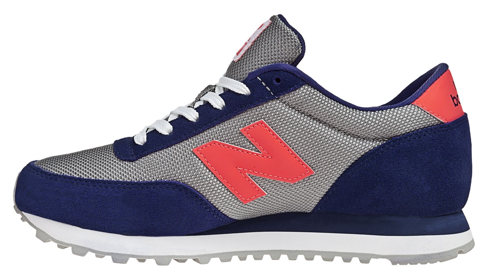New Balance 501, Navy with Orange