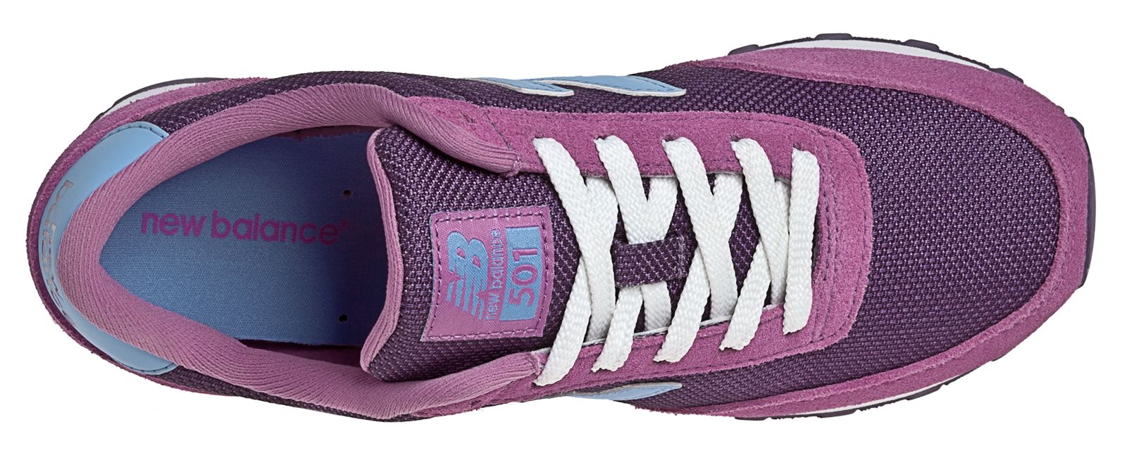 New Balance 501, Purple with Light Blue