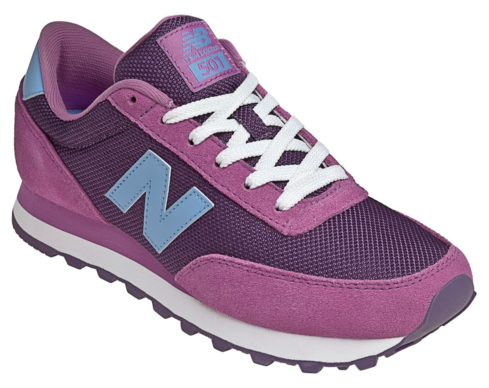 New Balance 501, Purple with Light Blue