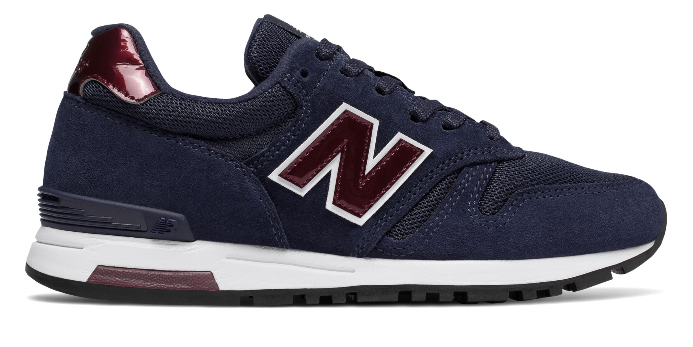 Mujeres New Balance 565 - Navy/Merlot/White, Navy/Merlot/White - WL565NCW
