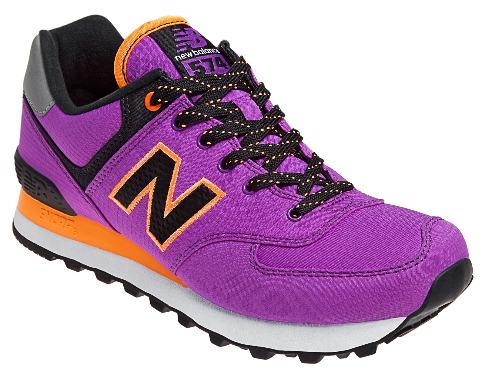 Windbreaker 574, Purple Cactus Flower with Black &amp; Orange