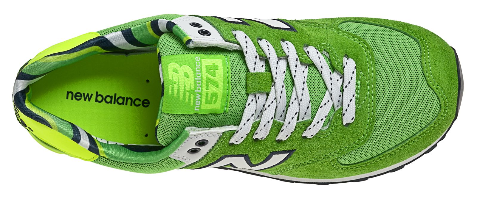 Yacht Club 574, Green Gecko with Navy &amp; White