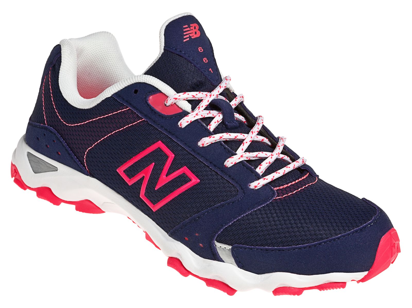 New Balance 661, Navy with Diva Pink