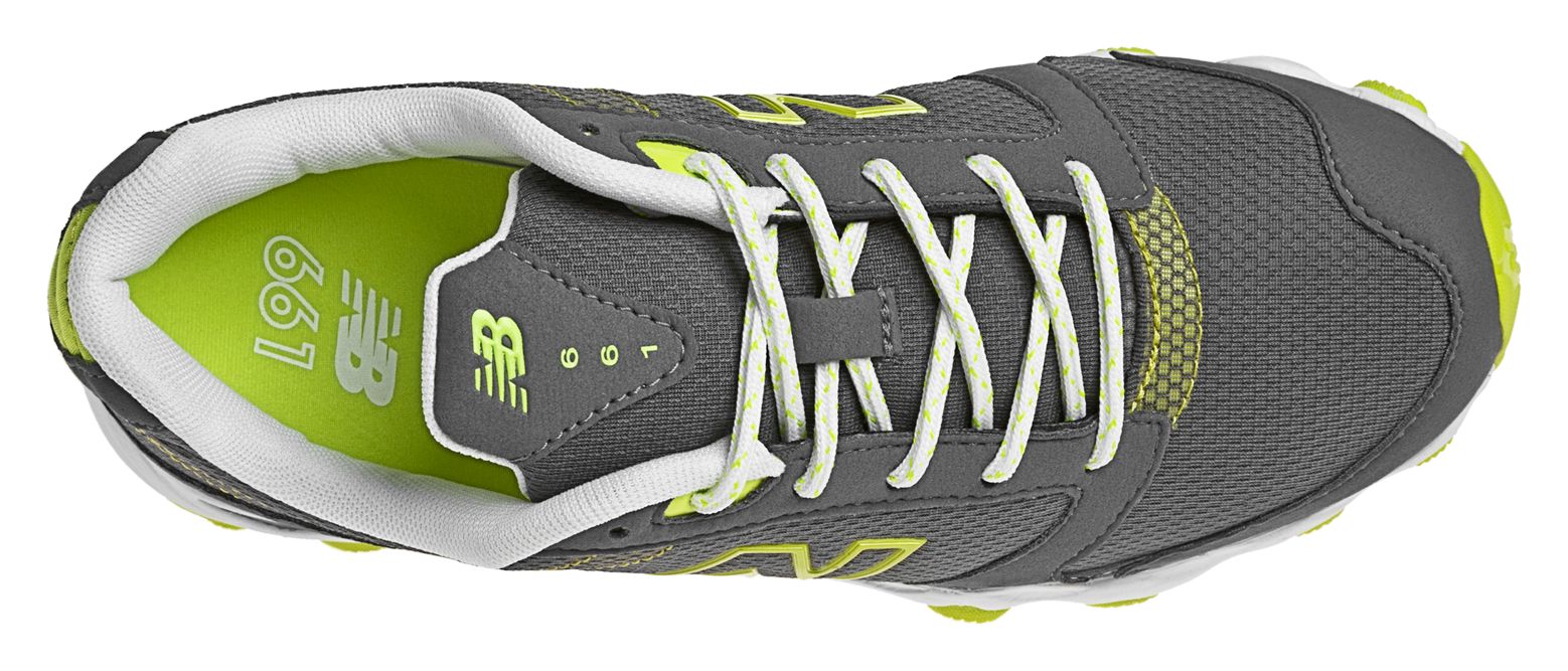New Balance 661, Grey with Neon Yellow