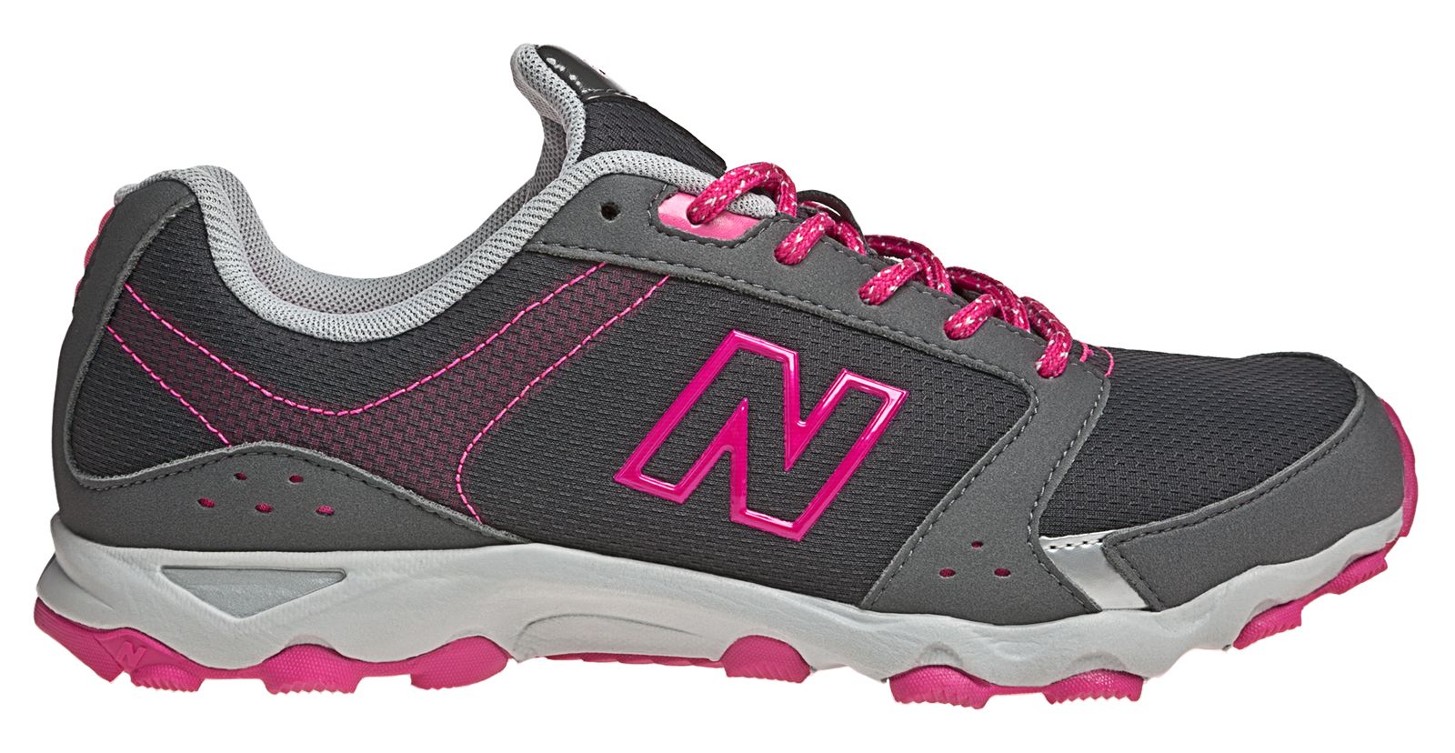 New Balance 661, Grey with Dark Grey & Diva Pink