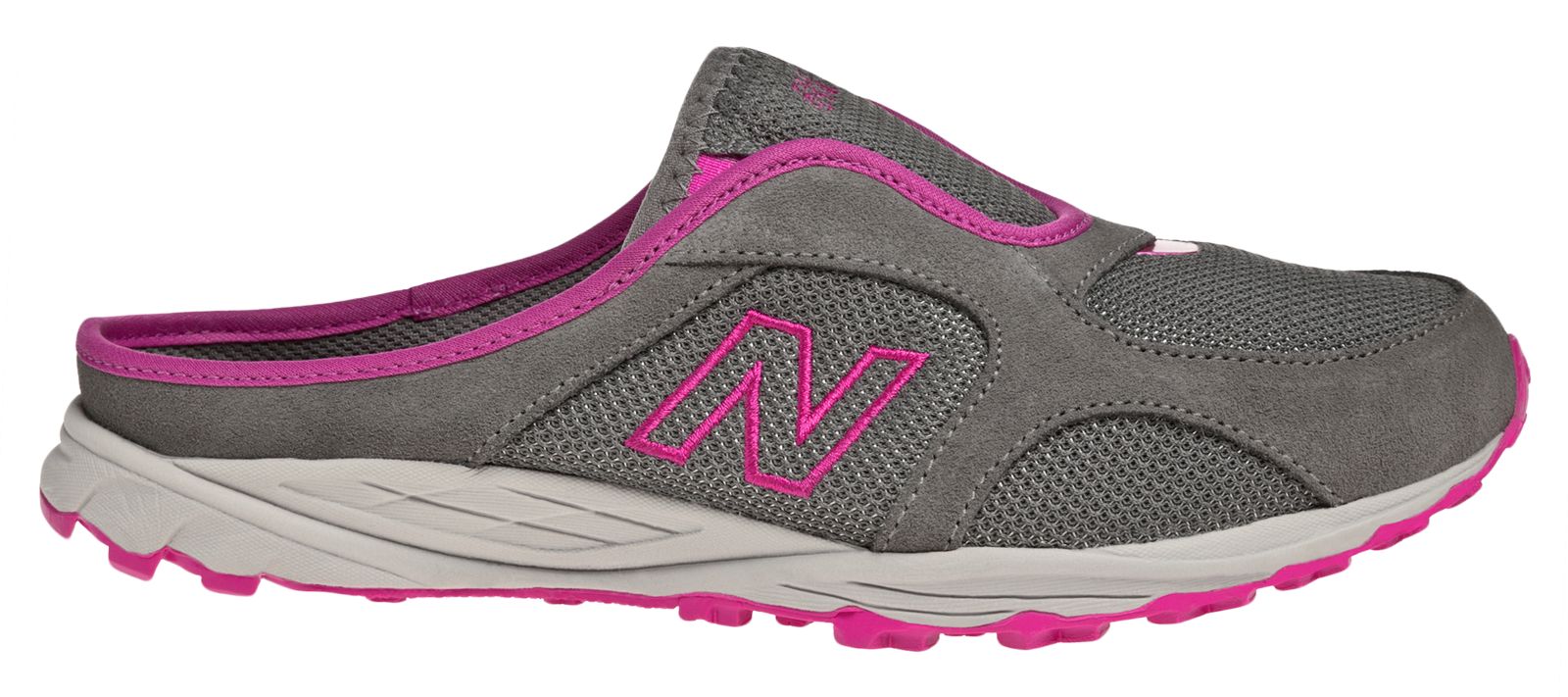 New Balance 692, Dark Heather Grey with Pink Shock