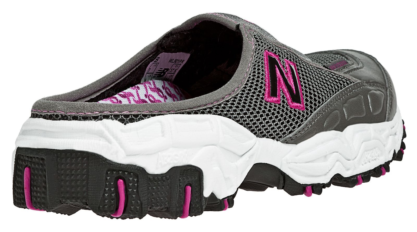 New Balance 801, Grey with Pink
