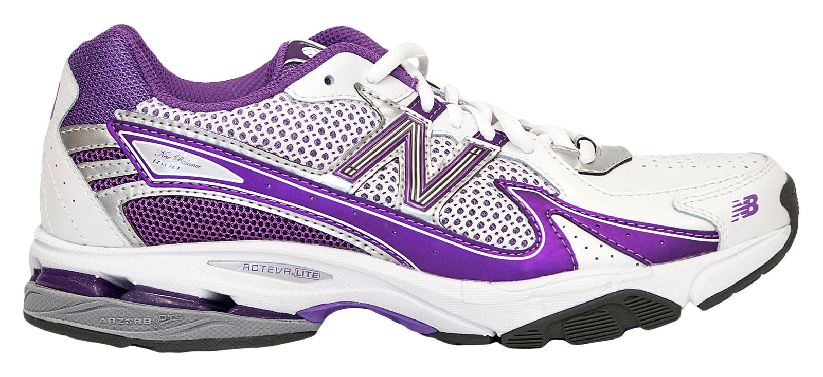 New Balance 1600, White with Purple & Grey