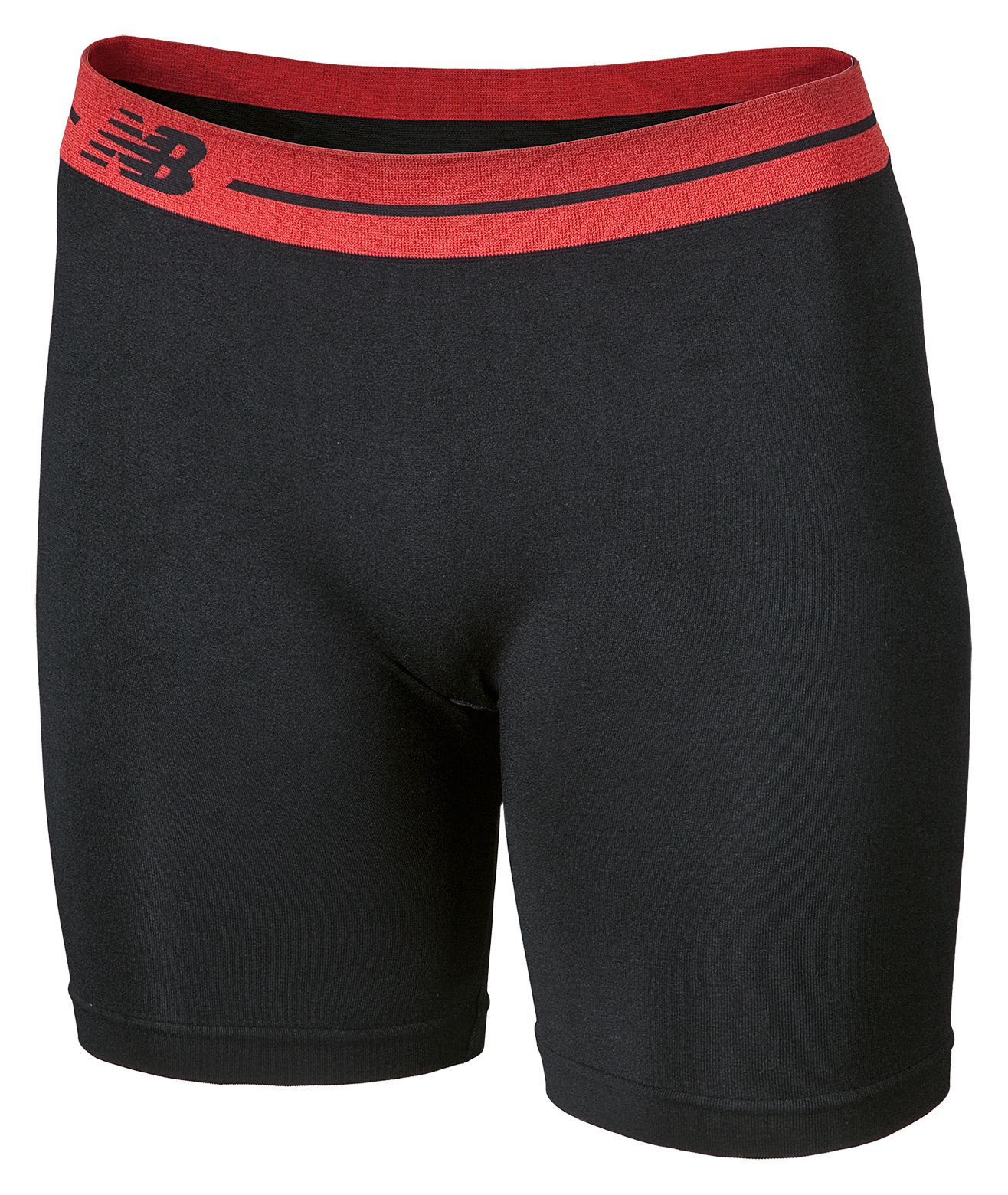 Base Layer Short, Black with Red