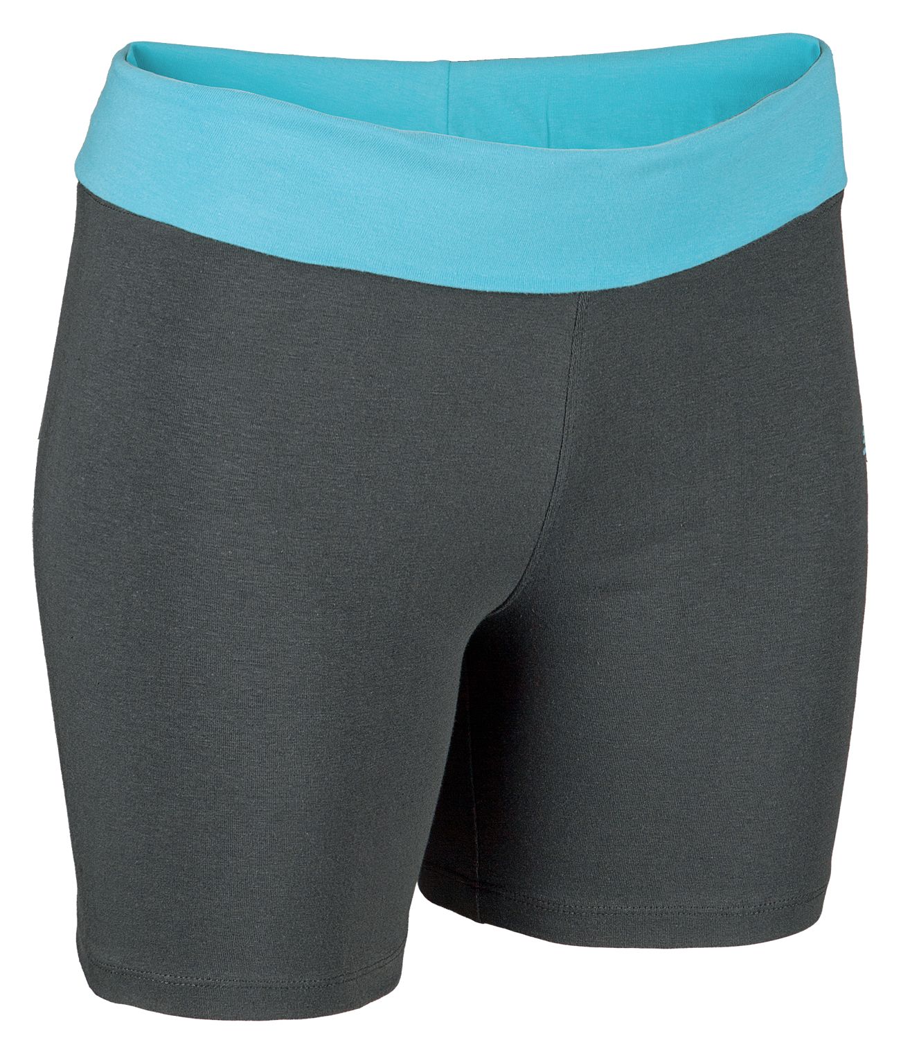 After Workout Short, Grey with Bachelor Button