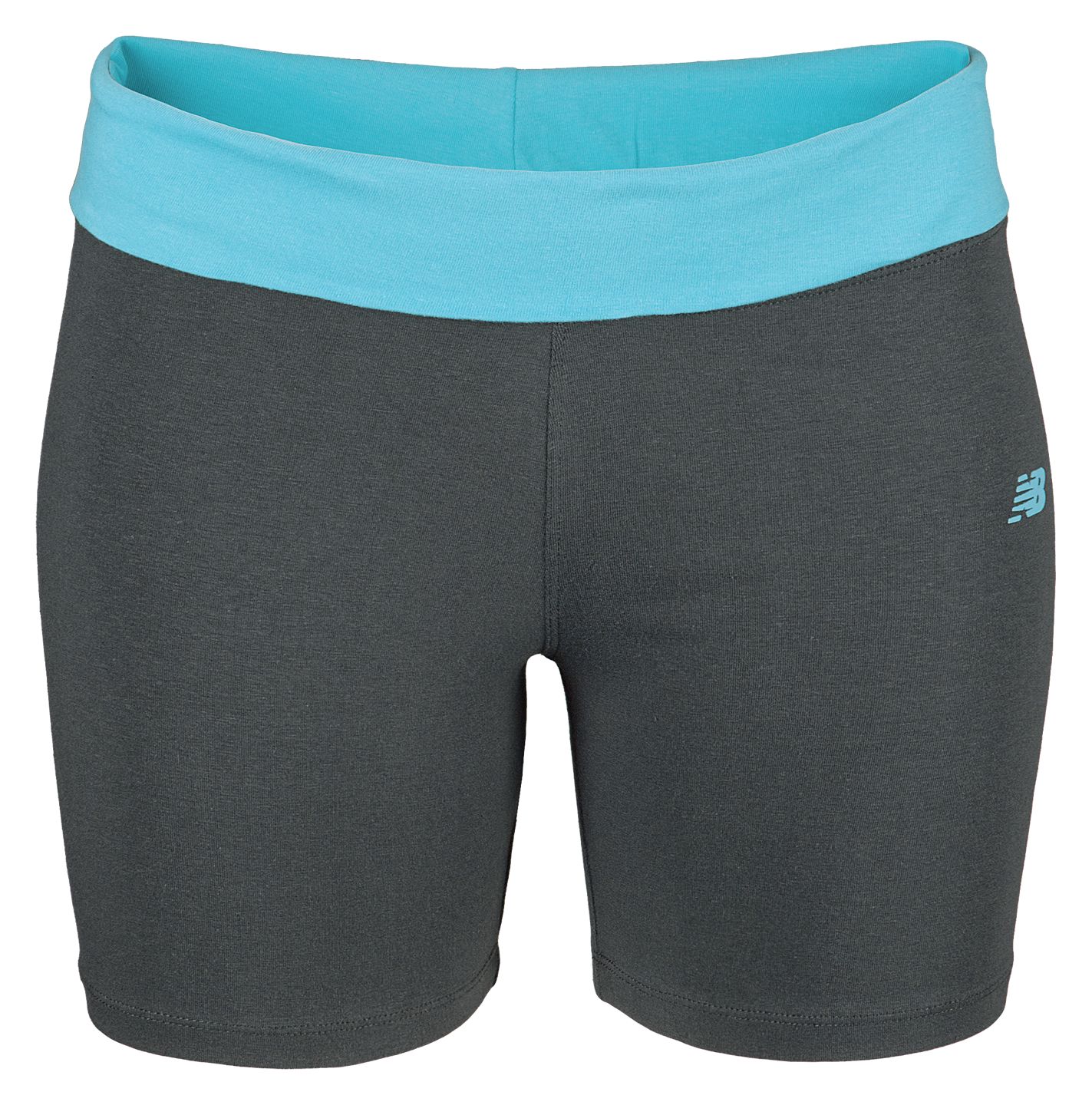 After Workout Short, Grey with Bachelor Button