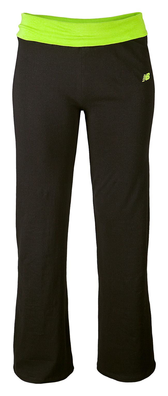 After Workout Pant, Black with Lime