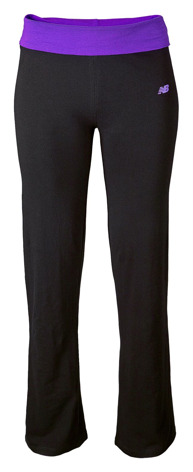 After Workout Pant, Black with Purple