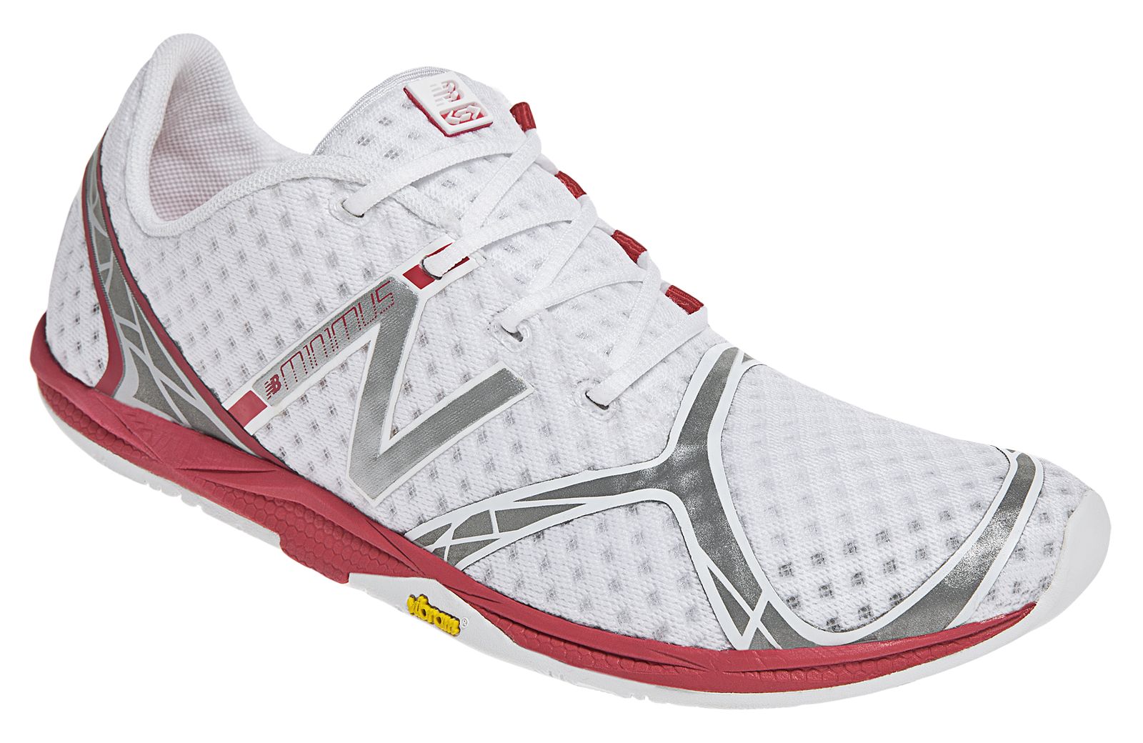 Minimus Zero, White with Silver &amp; Berry