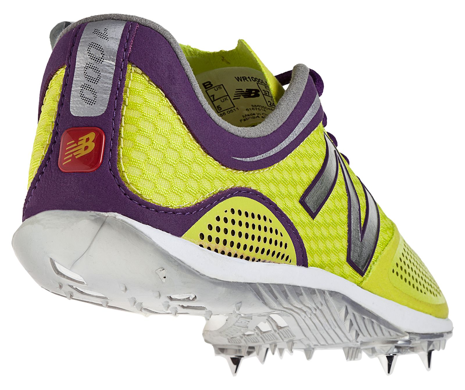 New Balance 1000, Lime Green with Purple