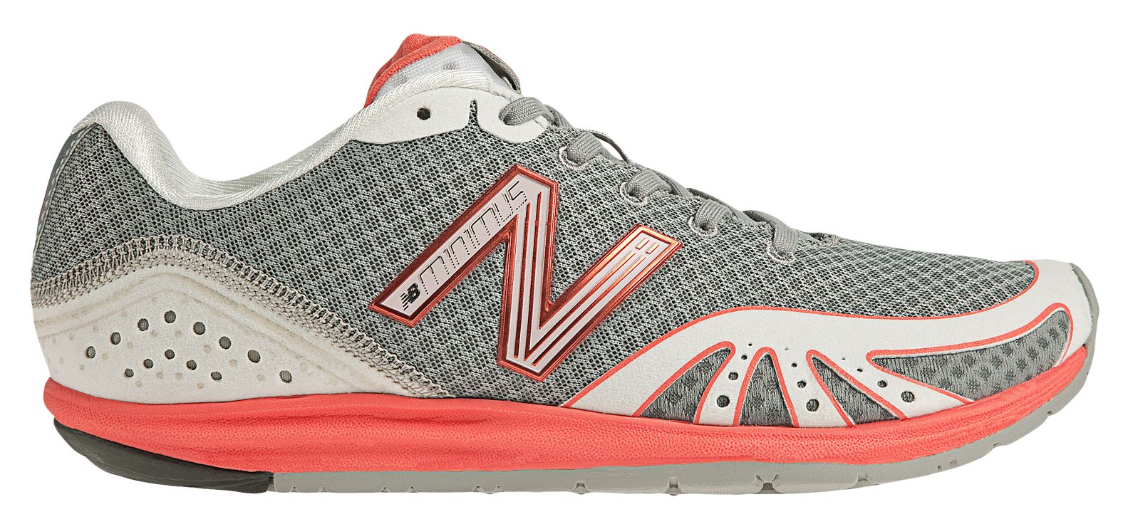 New Balance 10, Grey with Coral