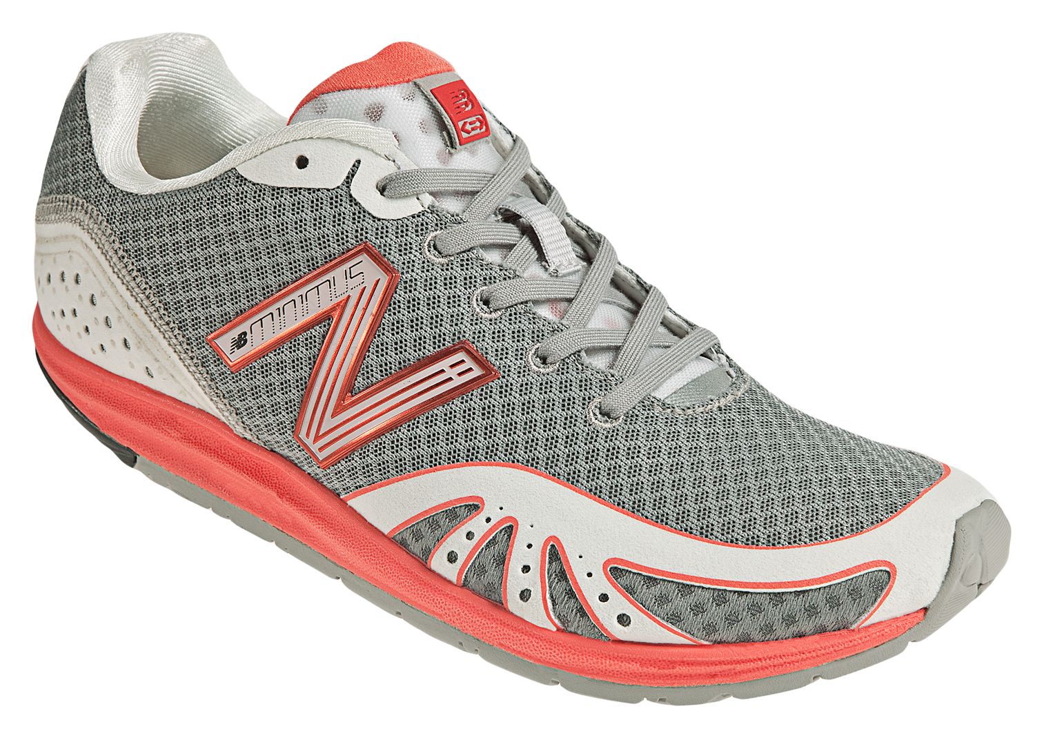 Minimus 10, Grey with Coral