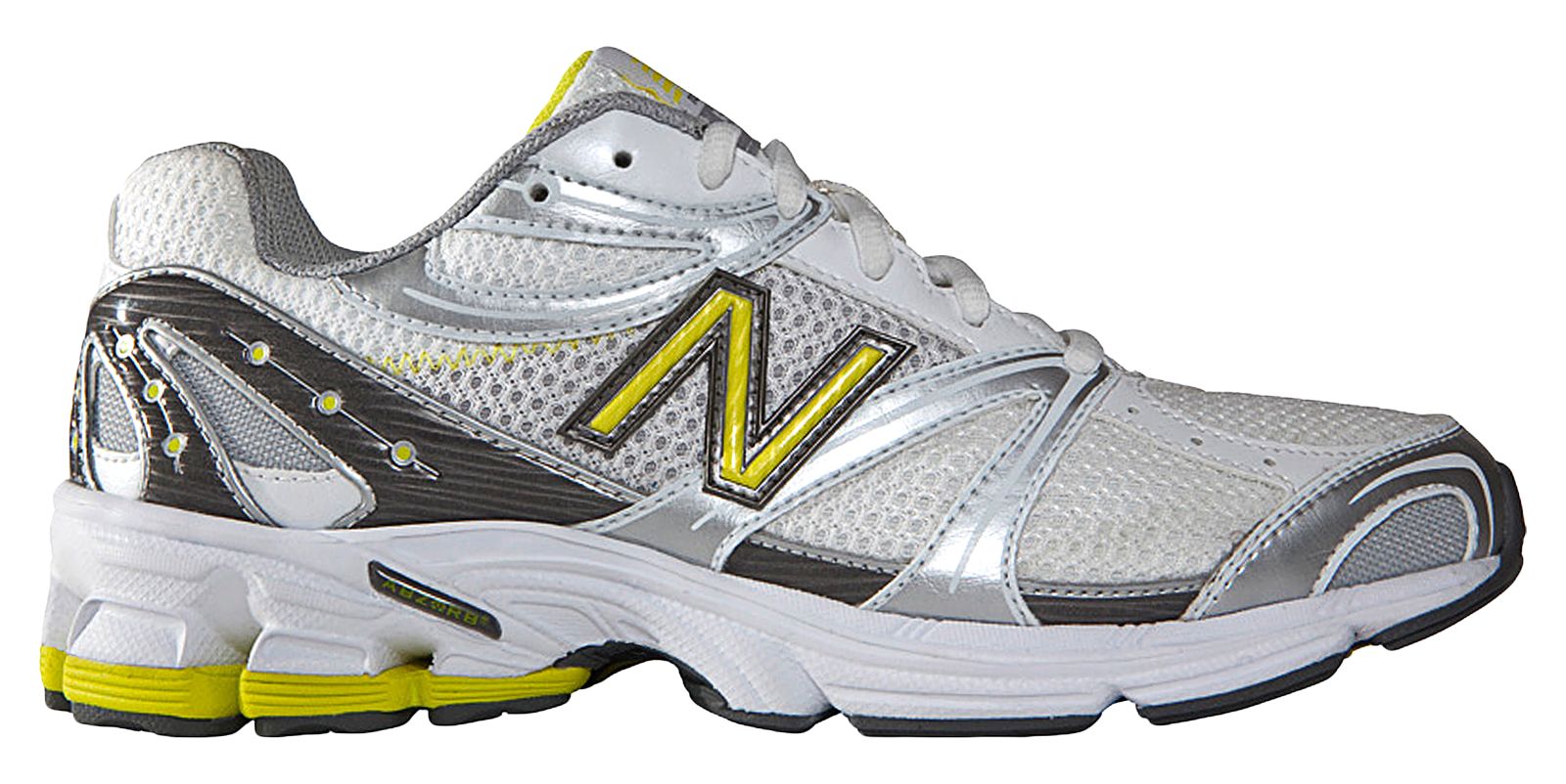 New Balance 580, Grey with Lime Green