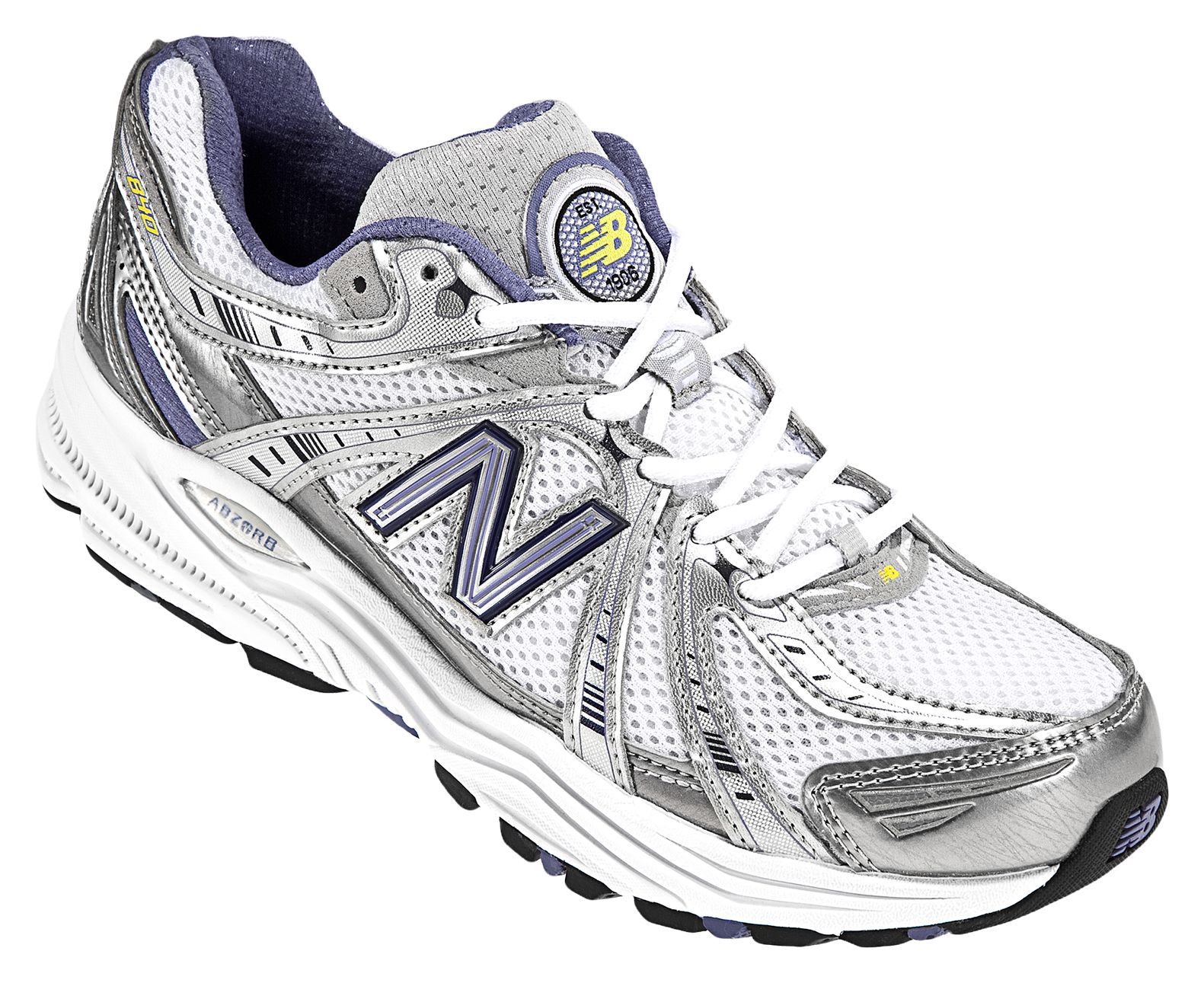 New Balance 840, White with Blue &amp; Silver