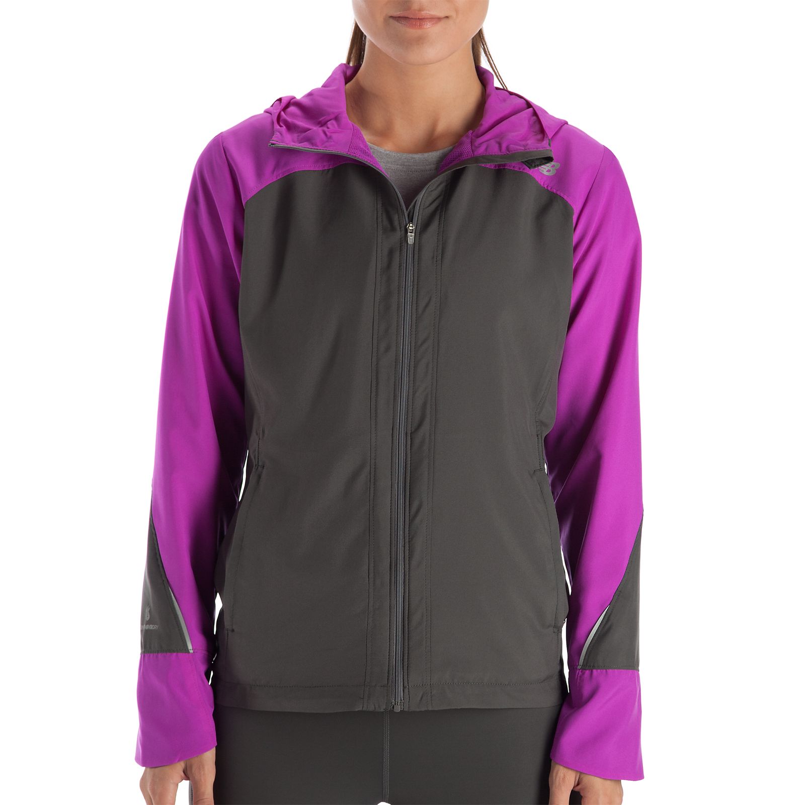 Sequence Hooded Jacket, Magnet with Purple Cactus Flower
