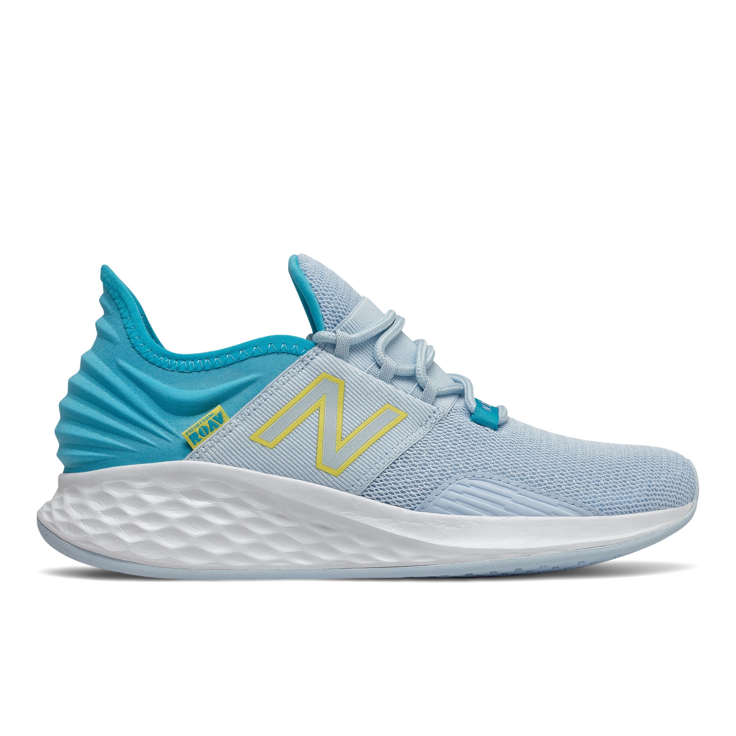 Mujeres New Balance Fresh Foam Roav - Uv Glo/Virtual Sky, Uv Glo/Virtual Sky - WROAVCU