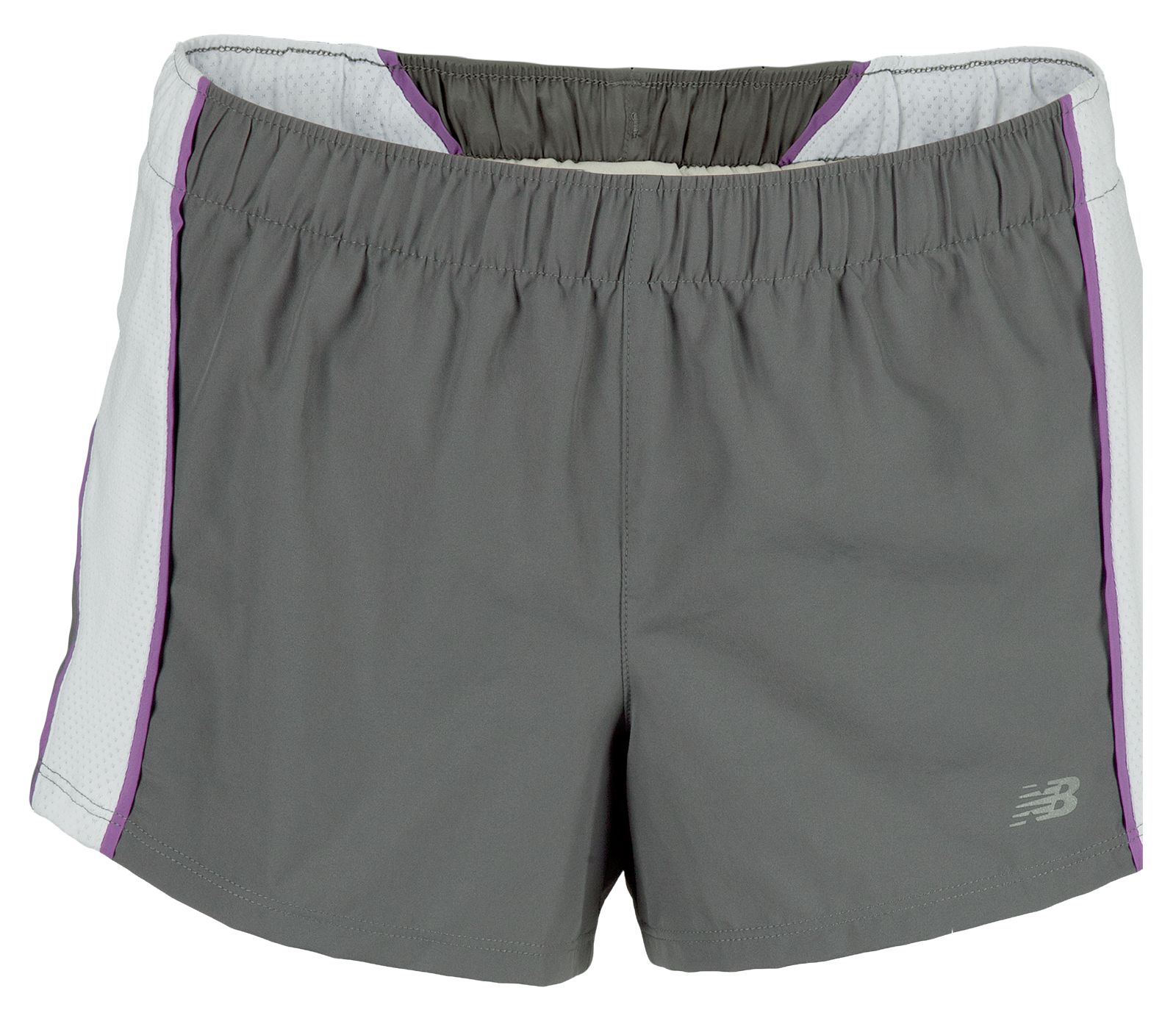 NP Short, Grey with White