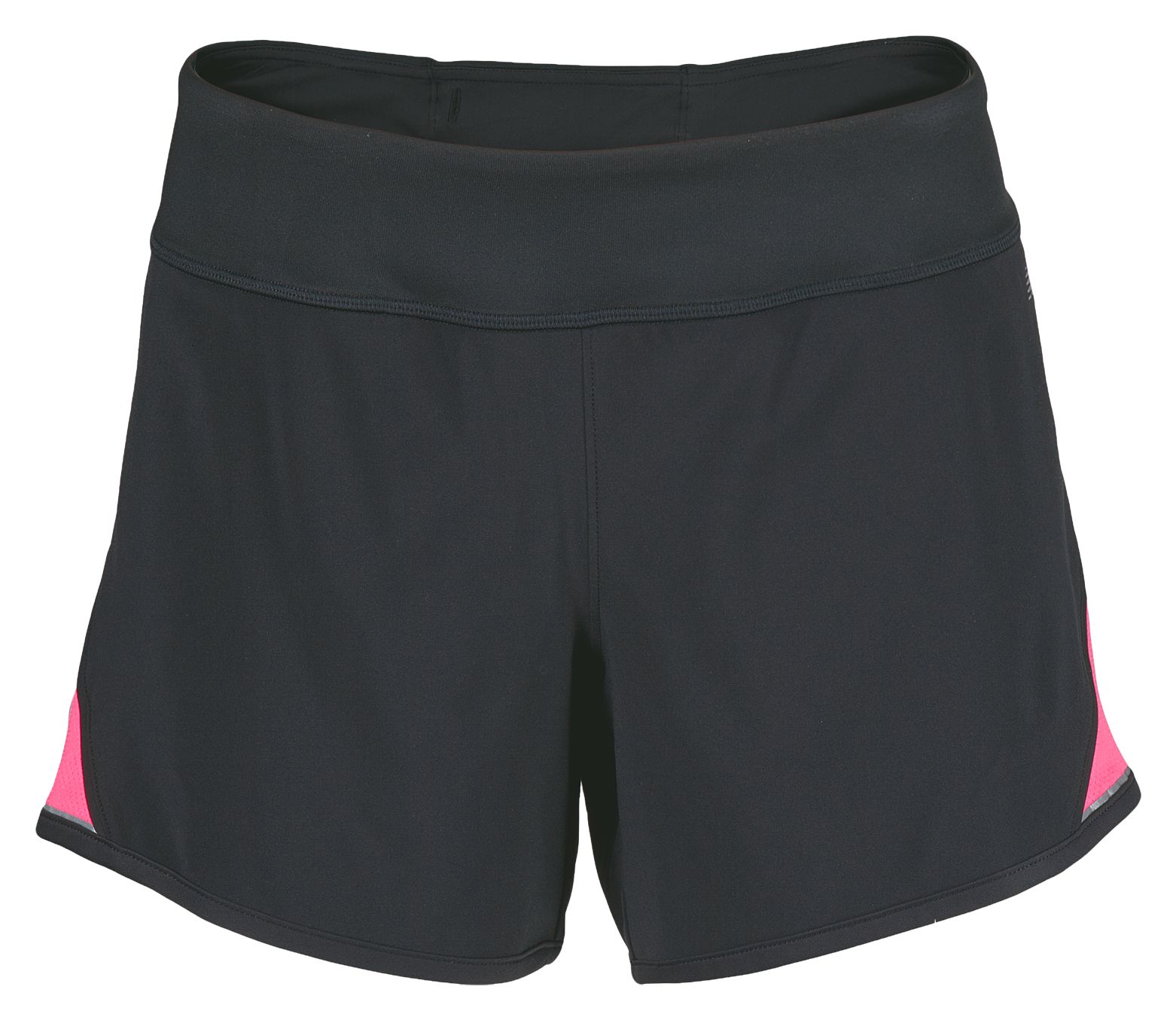 2- in-1 Short, Black with Pink Shock