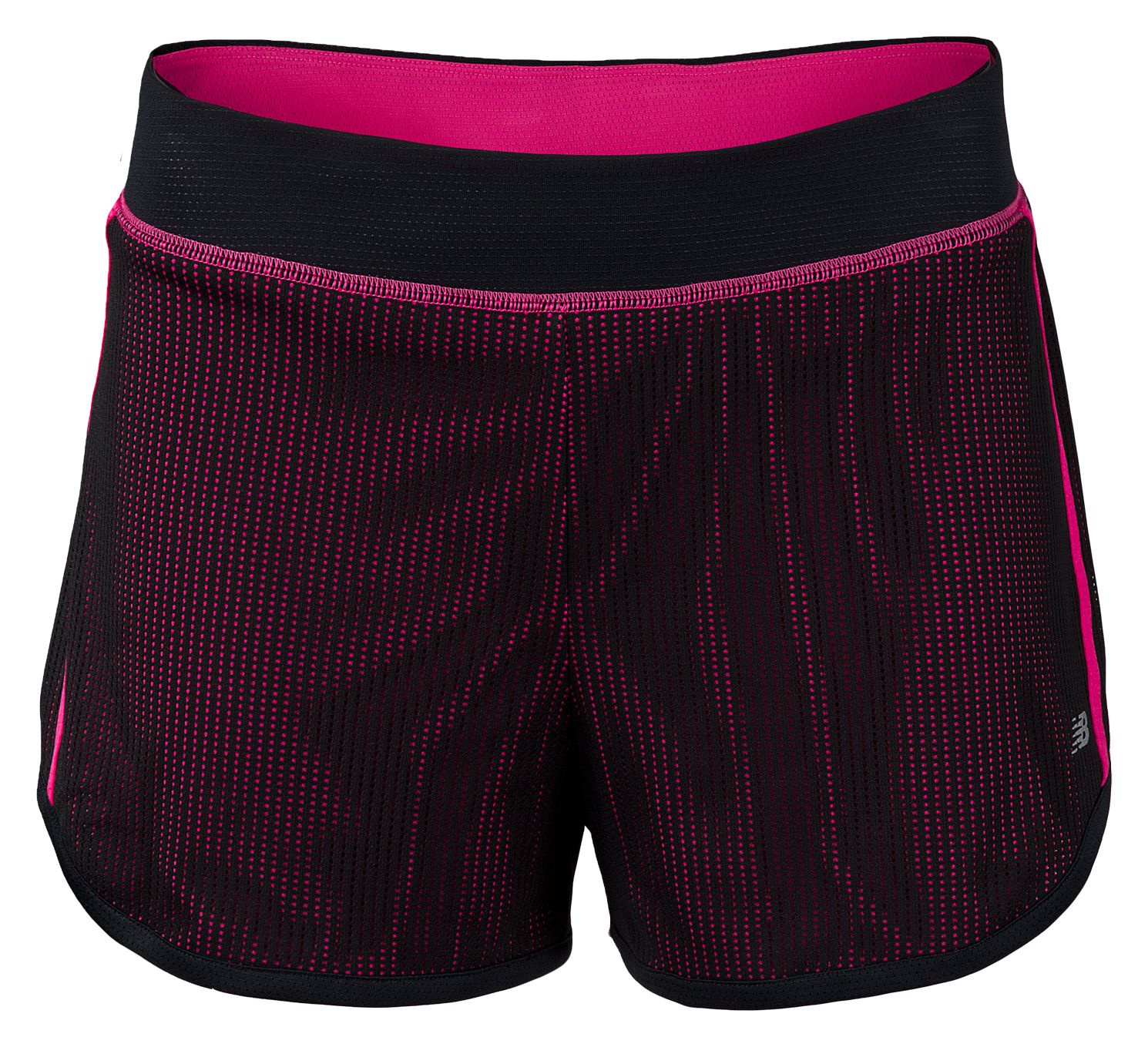 Fun Run Short, Virtual Pink with Black