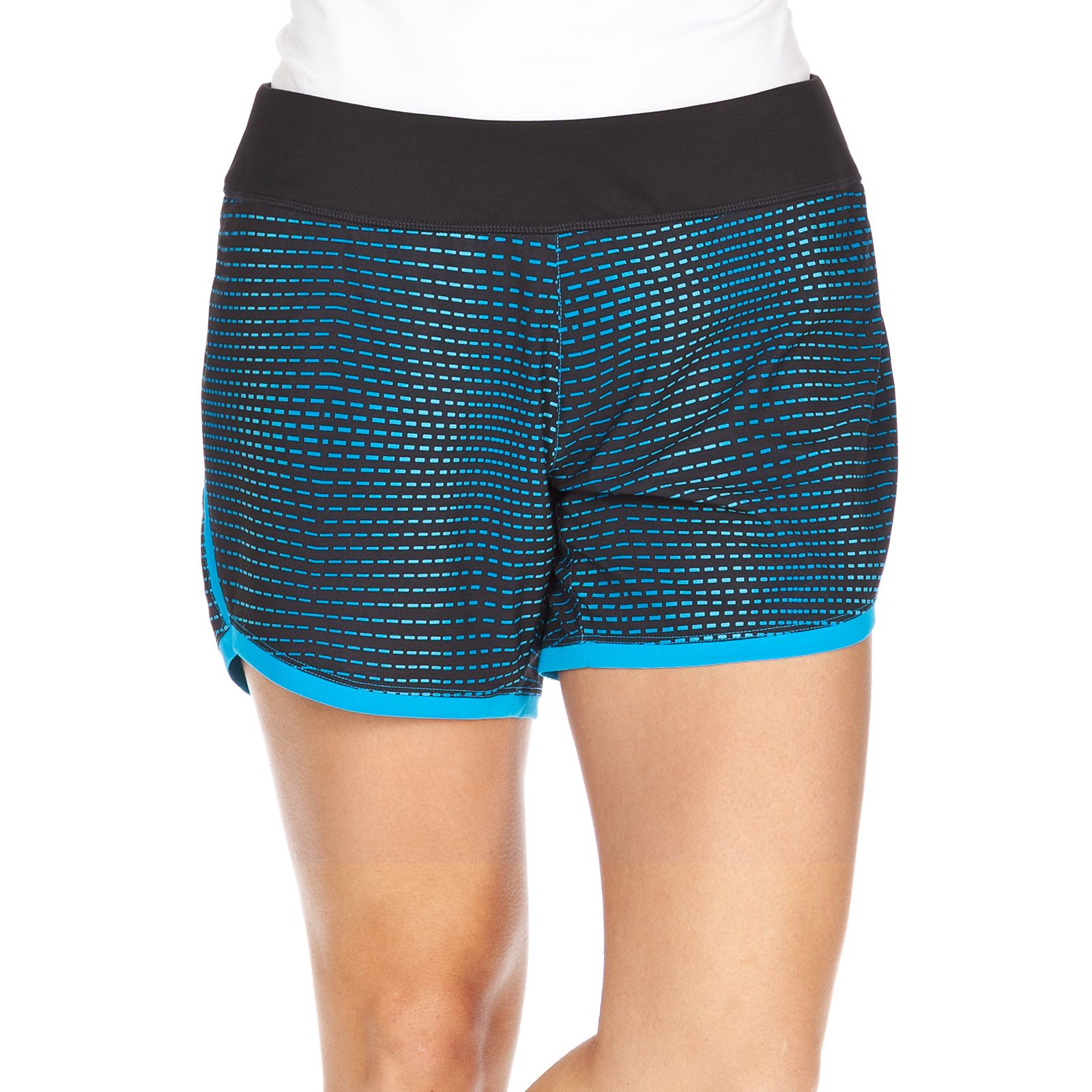 5 inch 2-in-1 Short - Print, Black with Kinetic Blue