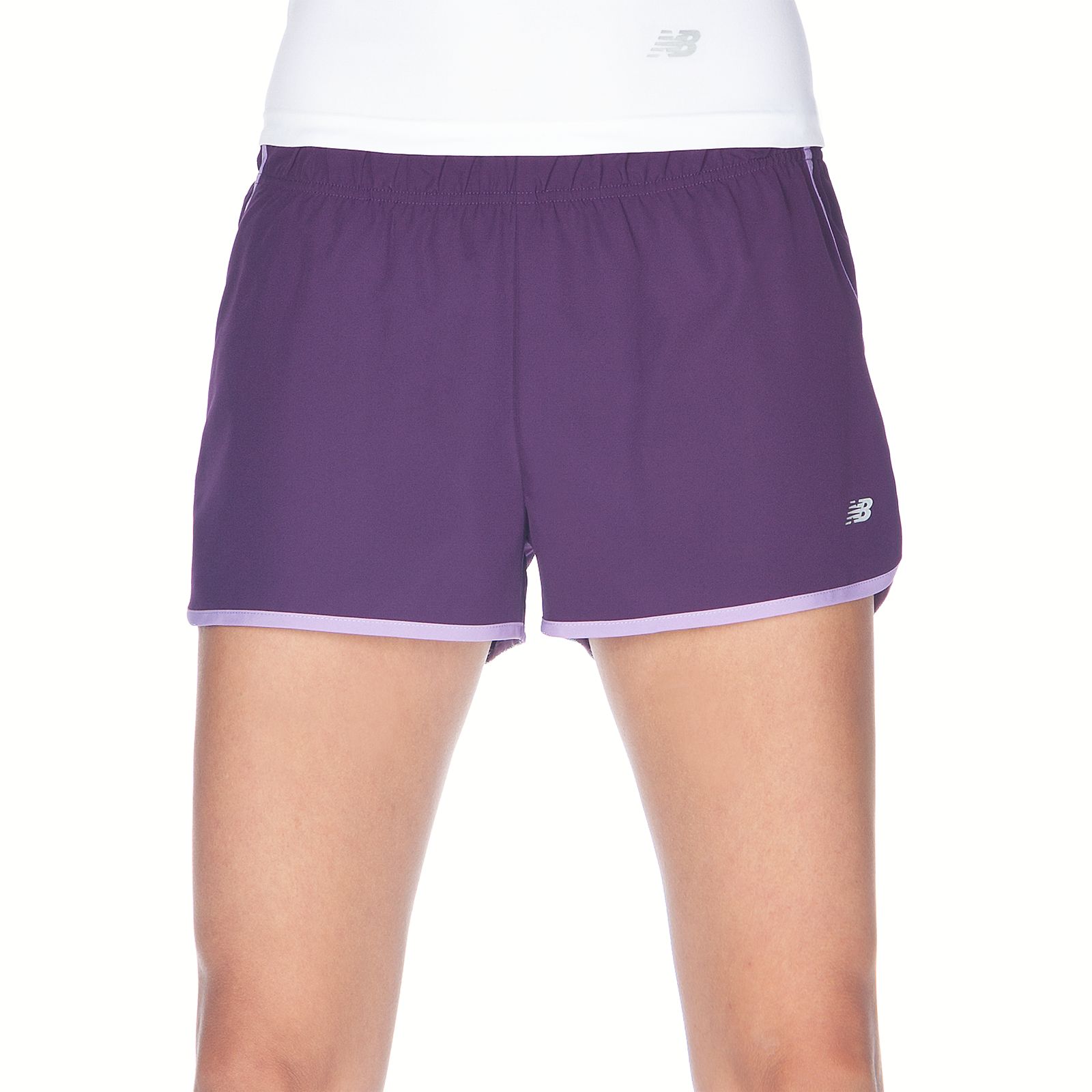 Momentum Short, Blackberry Cord with Violet Tulip & White