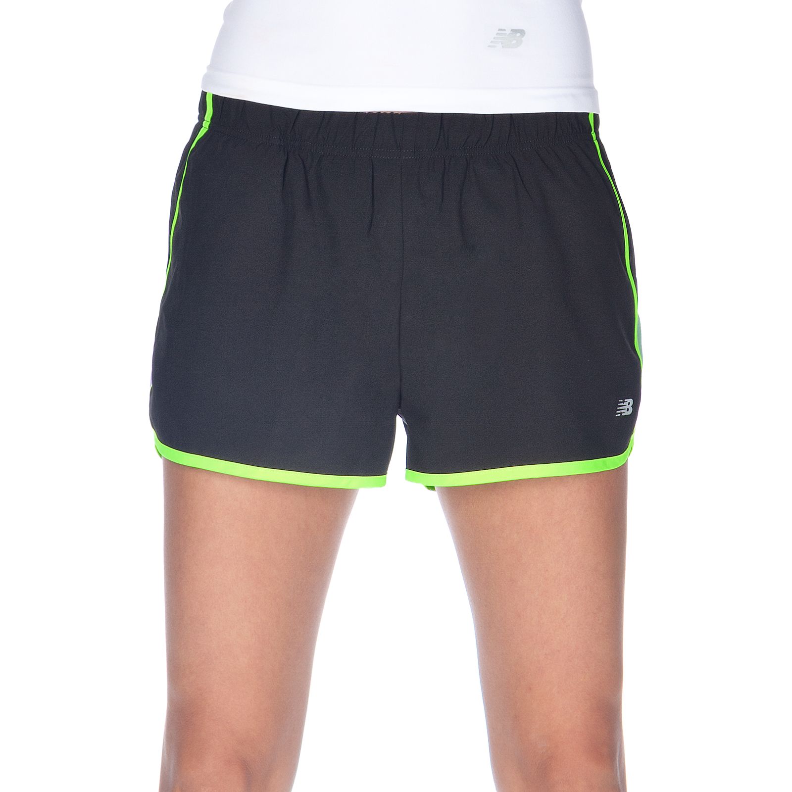 Momentum Short, Black with Yellow & Violet Tulip