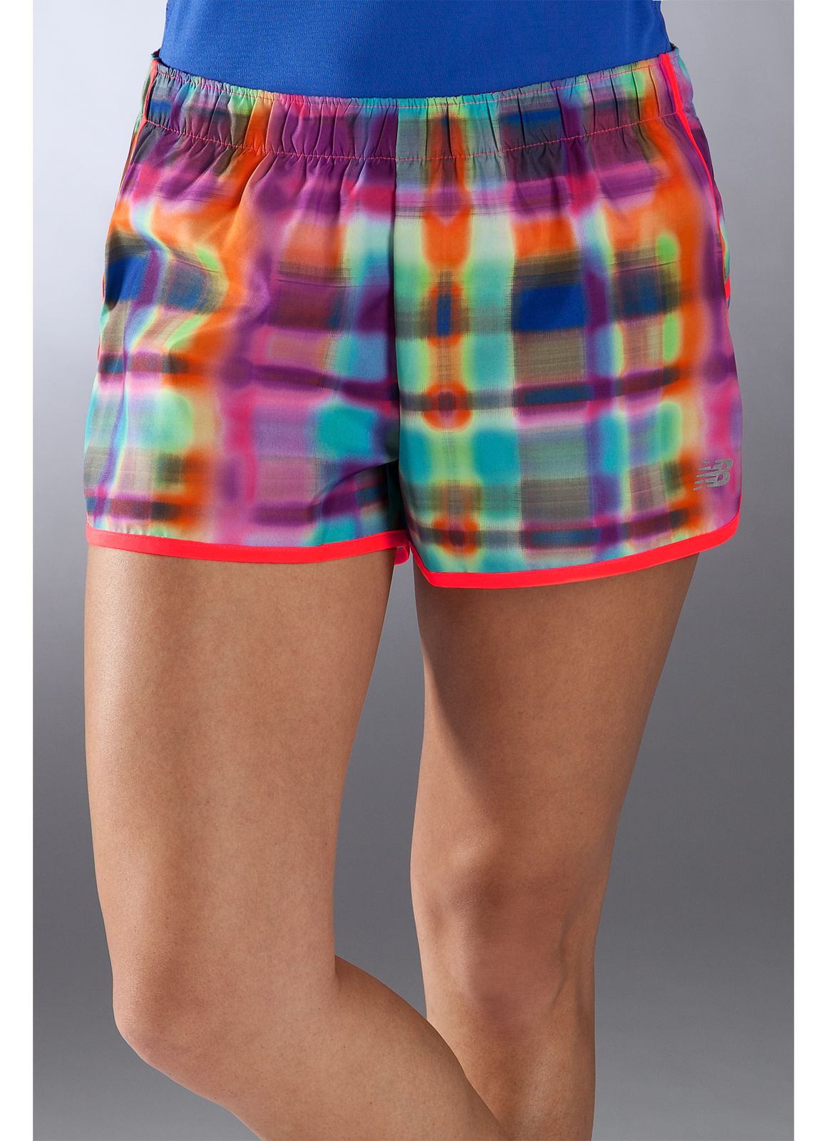 Momentum Short Graphic, Pink with Yellow &amp; Green