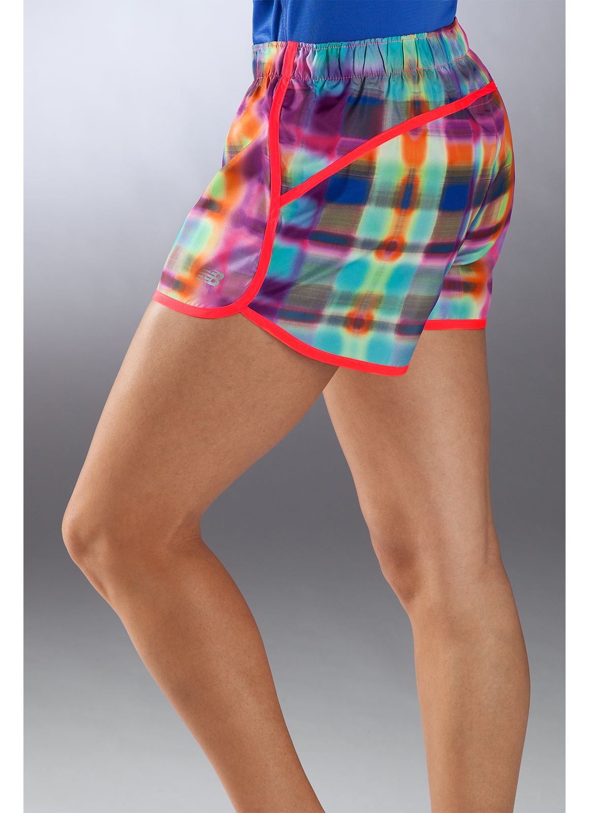 Momentum Short Graphic, Pink with Yellow &amp; Green