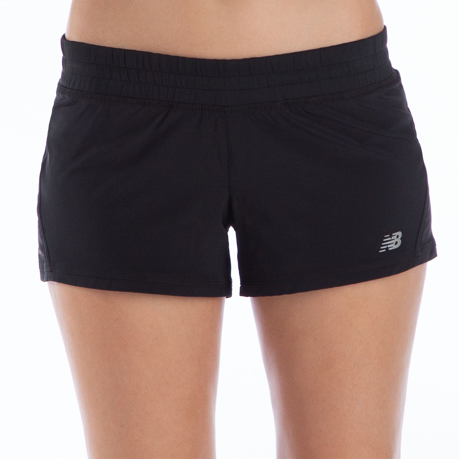 Impact 3 inch Run Short, Black