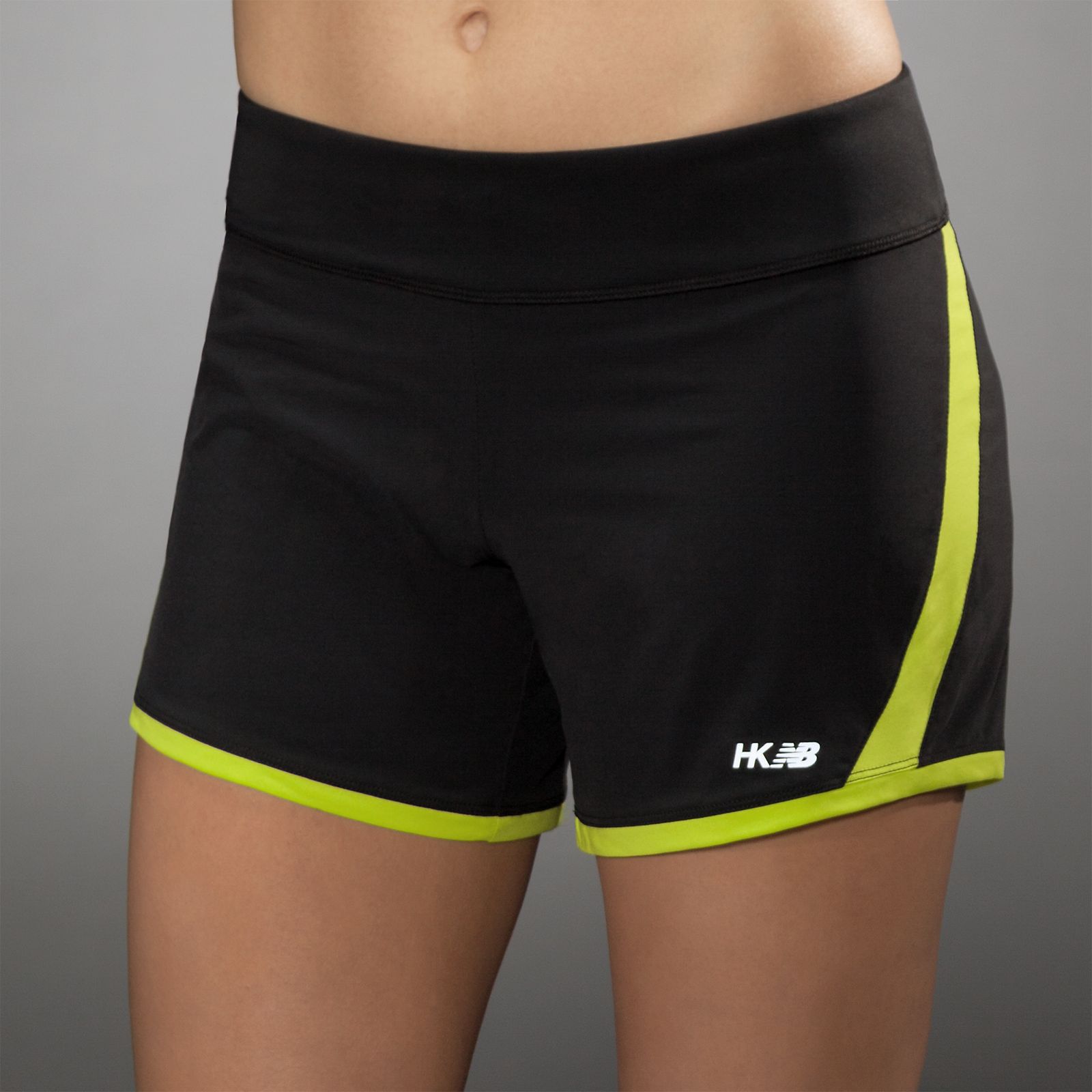 HKNB Solid Hybrid Short, Lime Punch